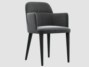 jackie dining armchair by gallotti radice 3D Model