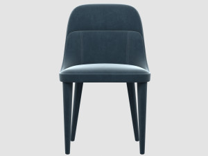jackie dining chair by gallotti radice Modello 3D