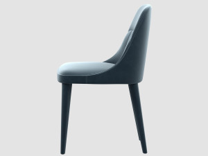 jackie dining chair by gallotti radice Modello 3D