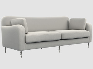 hillcrest sofa kelly wearstler 3D 모델