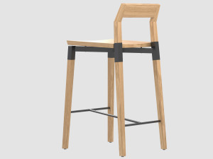 parkdale stool hollisandmorris Modèle 3D