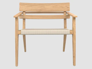 paralel armchair club point1920 3D Model