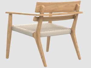 paralel armchair club point1920 3D Model