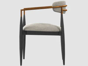 jagger dining armchair 3D Model