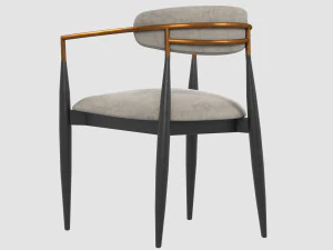jagger dining armchair 3D Model