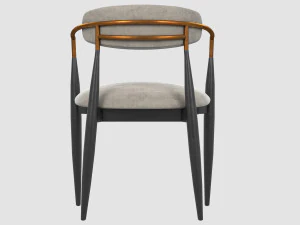 jagger dining armchair 3D Model