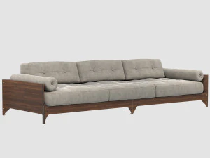 brasiliana sofa jorge zalszupin 3D Model