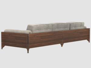 brasiliana sofa jorge zalszupin Modello 3D