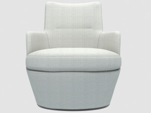 lo turn lounge chair by bensen 3D Модель