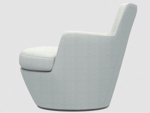 lo turn lounge chair by bensen 3D Модель