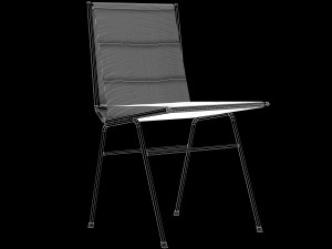 allan gould string chair 3D 모델