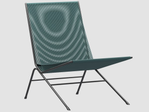 allan gould string lounge chair 3D 모델