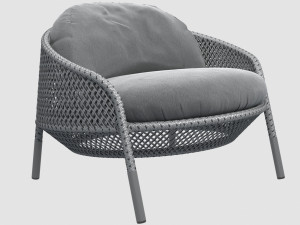 ahnda graphite collection dedon Model 3D