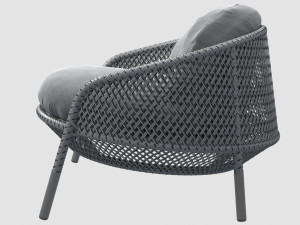 ahnda graphite collection dedon Model 3D