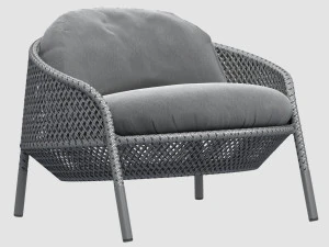 ahnda graphite collection dedon 3D Model