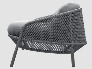ahnda graphite collection dedon Model 3D