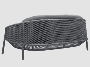 ahnda graphite collection dedon Model 3D