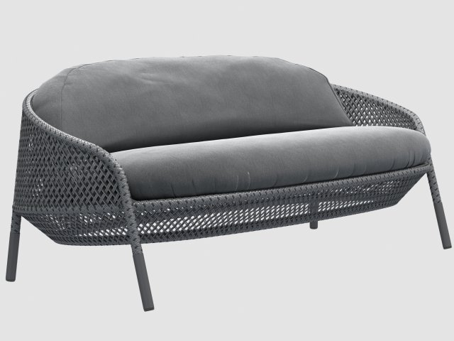 ahnda sofa graphite dedon Modelo 3D .c4d .max .obj .3ds .fbx .stl .blend 