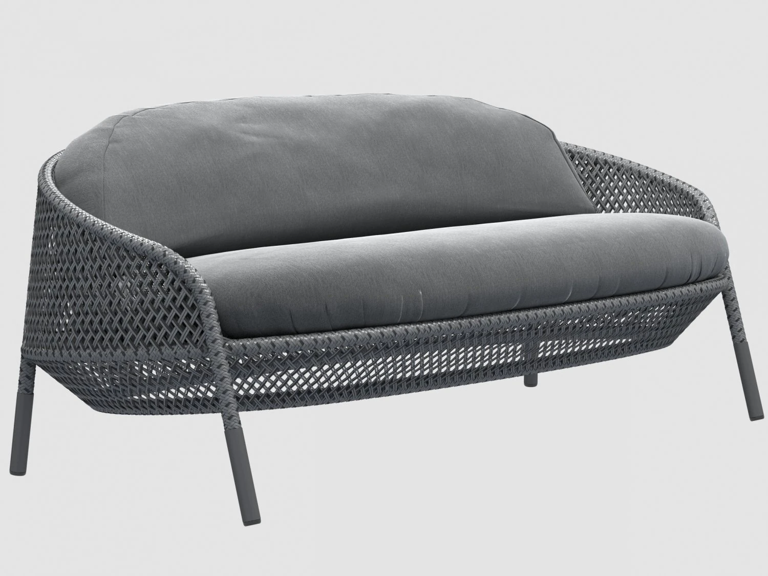 ahnda sofa graphite dedon 3D Model .c4d .max .obj .3ds .fbx .stl .blend 
