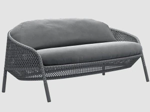 ahnda bank grafiet dedon 3D Model