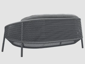 ahnda sofa graphite dedon 3D Model