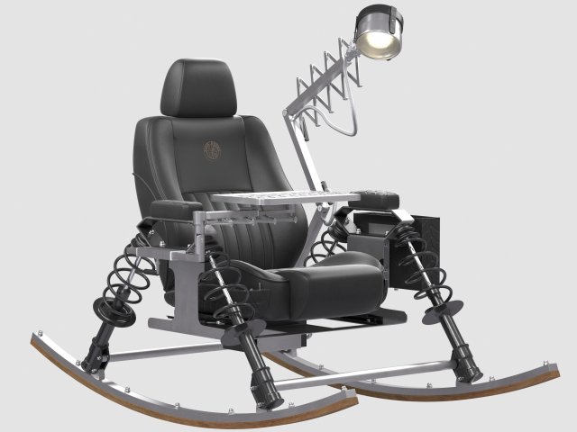 dondolo rocking chair enrico marone cinzano 3D-Modell .c4d .max .obj .3ds .fbx .stl .blend 