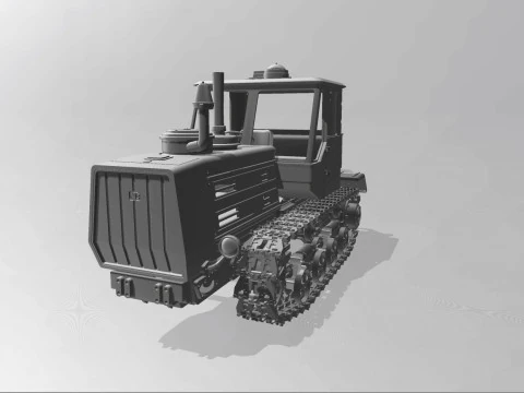 Tractor T-150 v2 3D Print Model