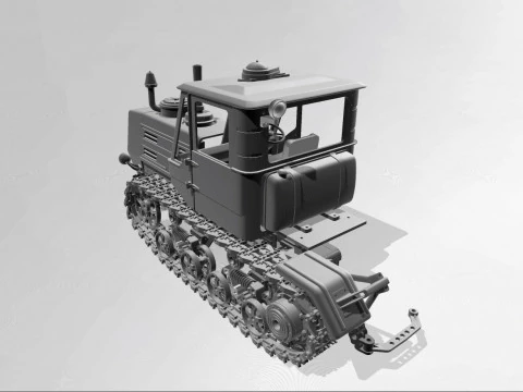 Tractor T-150 v2 3D Print Model