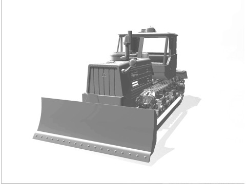 Tractor T-150 v2 Model do druku 3D