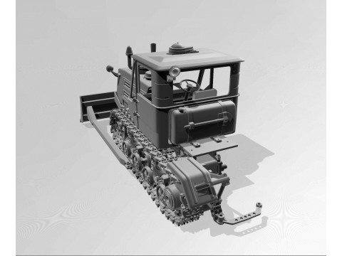 Tractor T-150 v2 Model do druku 3D