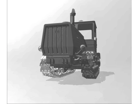 Tractor T-150 v2 3D Print Model