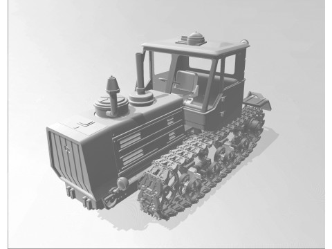 Tractor T-150 v2 Model do druku 3D