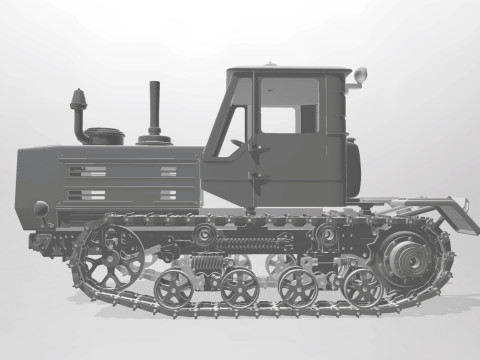 Tractor T-150 v2 Model do druku 3D