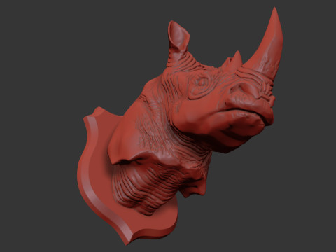 Nashorn 3D Druckmodell