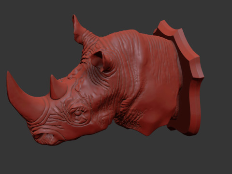 Nashorn 3D Druckmodell