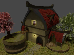 fantasy house modern 3D Model