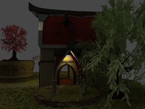 fantasy house modern 3D Model