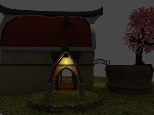 fantasy house modern Modelo 3D