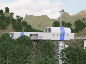 piattaforma di orologio Modello 3D