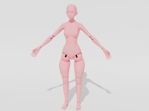 ball-jointed doll 3D प्रिंट मॉडल