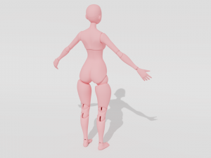 ball-jointed doll 3Dプリントモデル