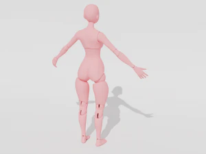 ball-jointed doll 3D Print Model