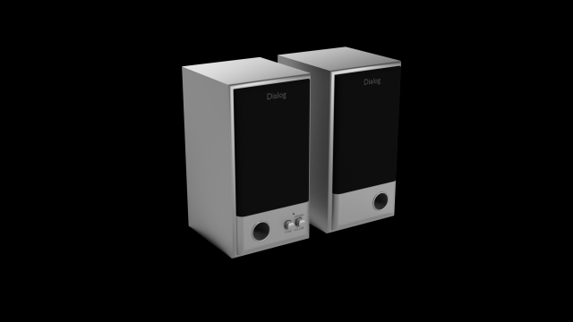 speakers dialog 3D Модель .c4d .max .obj .3ds .fbx .stl .blend 