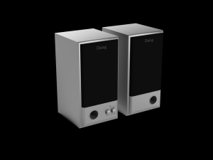 speakers dialog Modelo 3D