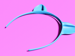 headband cat ears 3D प्रिंट मॉडल