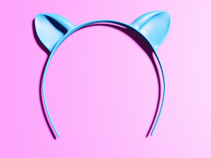 headband cat ears 3D-printmodel