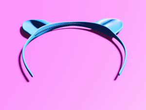 headband cat ears 3D-printmodel