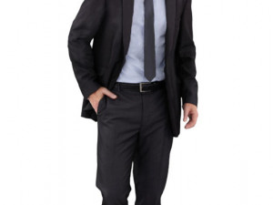 dennis posed 004 - standing 3d business man Modèle 3D