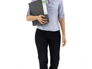 mei posed 001 - standing 3d business woman 3D Model