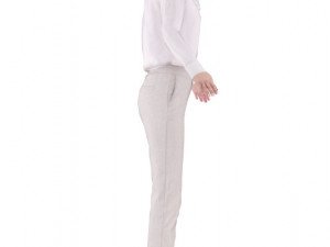 claudia rigged 002 - rigged 3d business woman 3D Модель